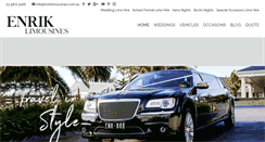 Desktop Screenshot of enriklimousines.com.au